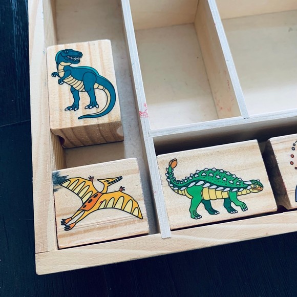 Figurines De Dinosaures à Peindre Melissa & Doug - 2 Modèles + 6 Peintures Non Toxiques